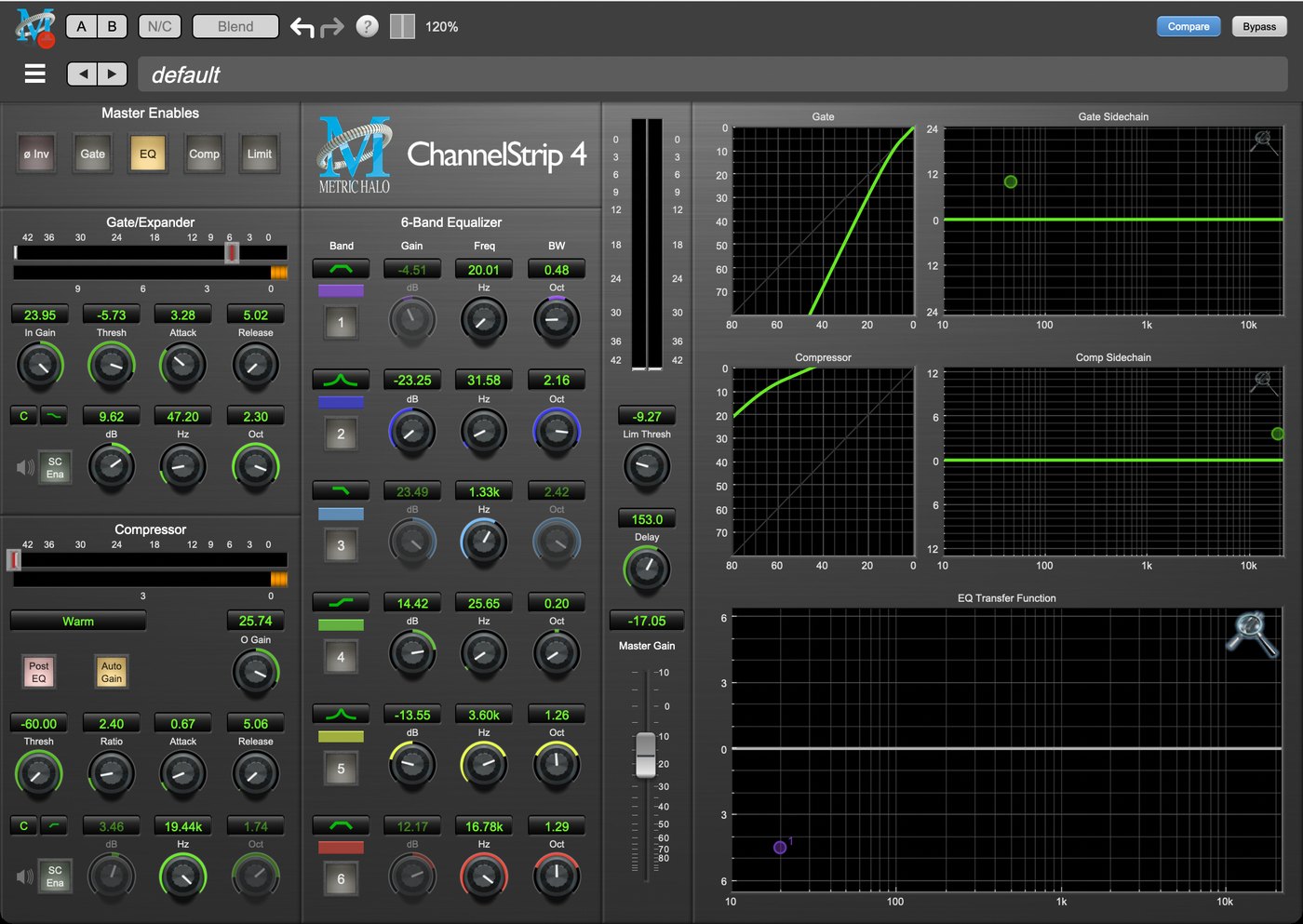 Metric Halo ChannelStrip in REAPER