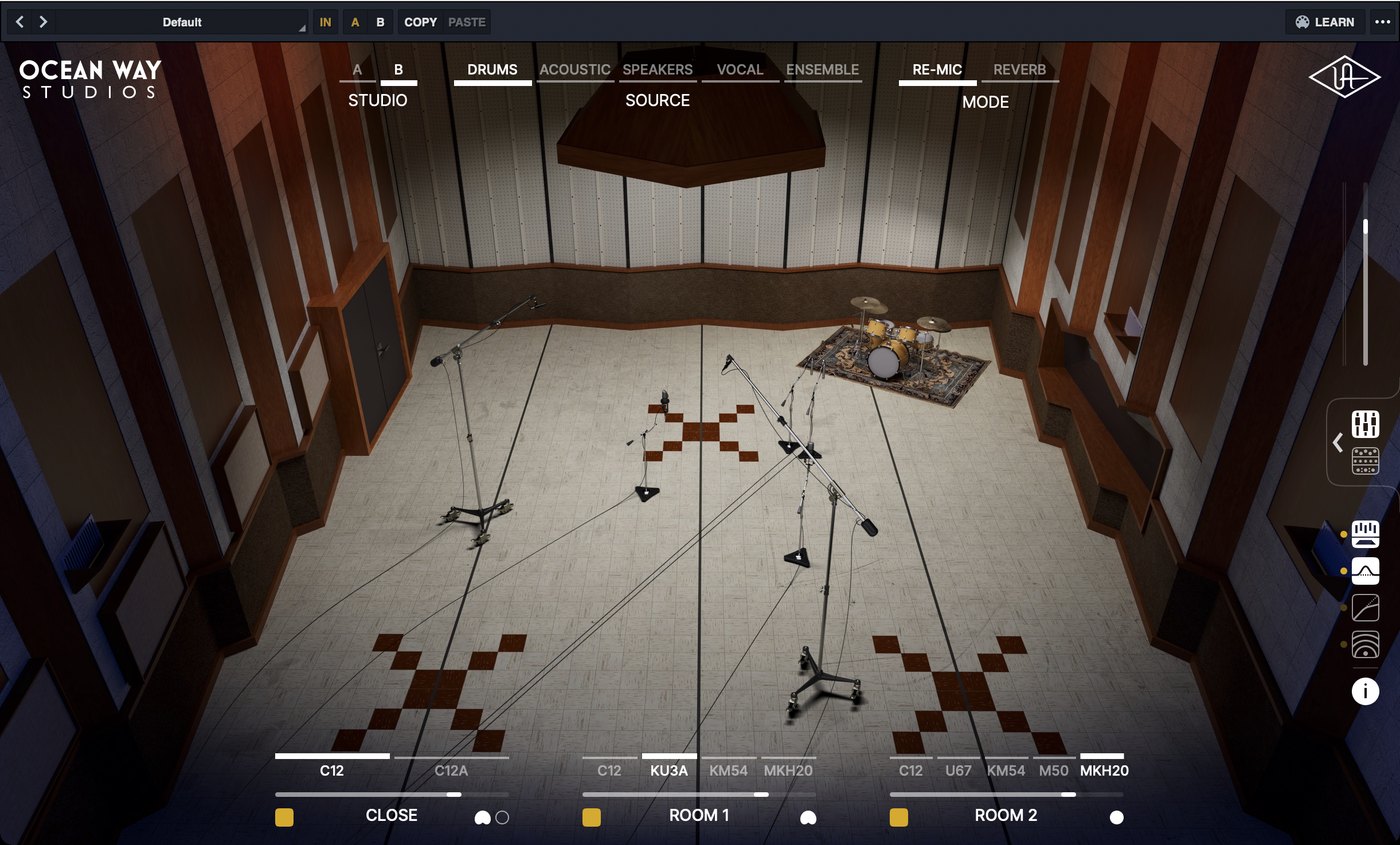Ocean Way Studios running in REAPER