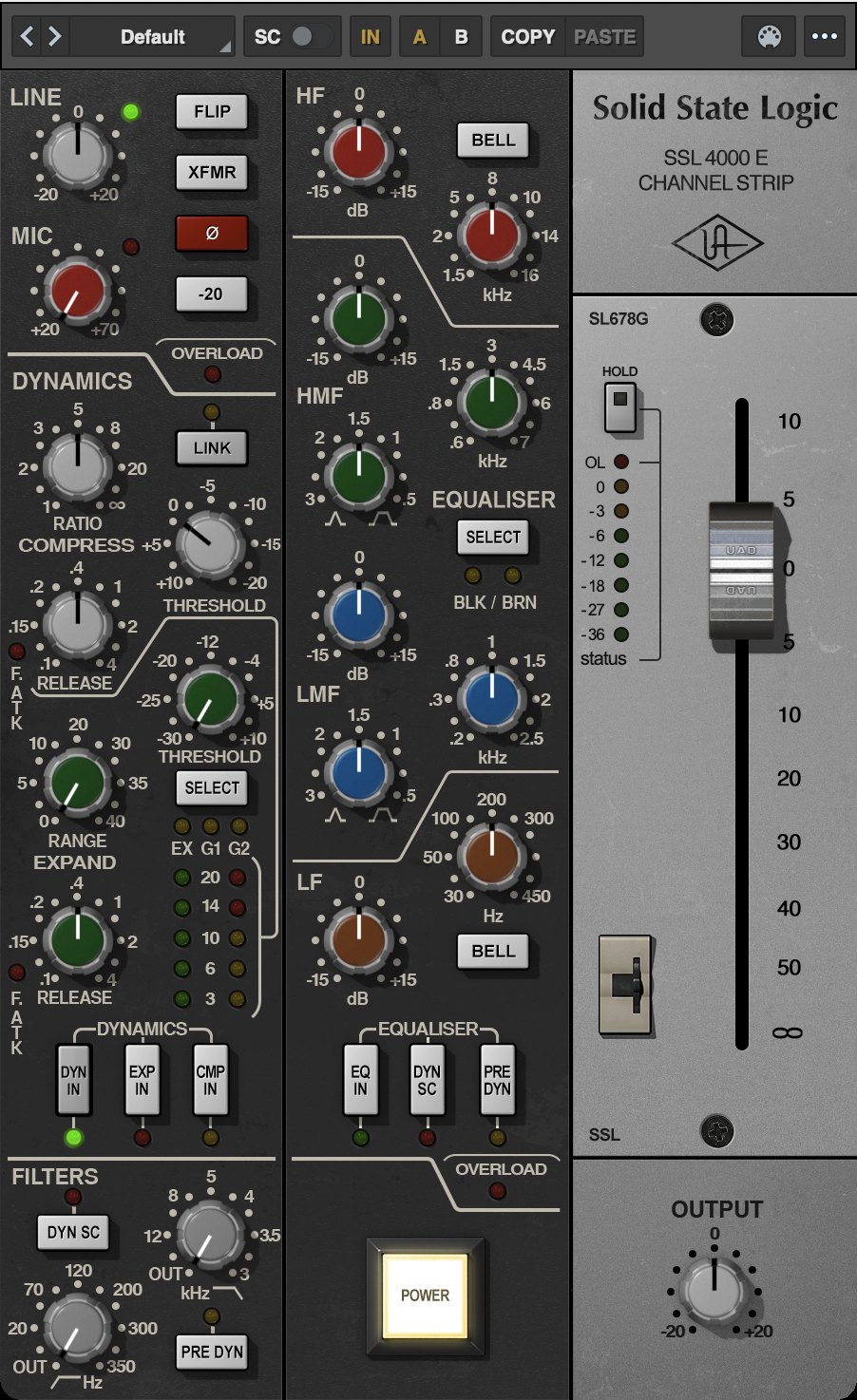 UADx SSL E Channel Strip in REAPER